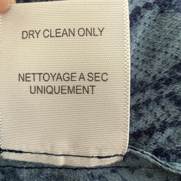 JOIE Drew Blue Snakeskin Print Sleeveless Scoop Neck Pullover Silk Tank Top M - Picture 9 of 9